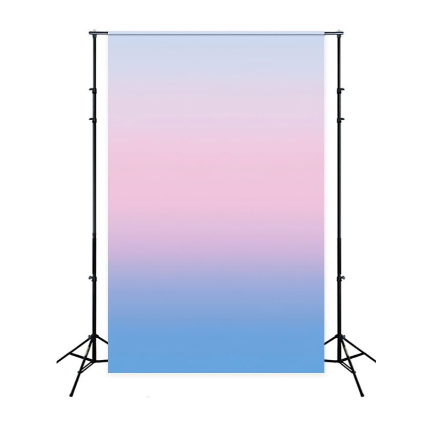 Gradient Backdrop Rosa bis Blau Sanfte Gradient Fade Porträt Foto Fotohintergrund GQ58-63