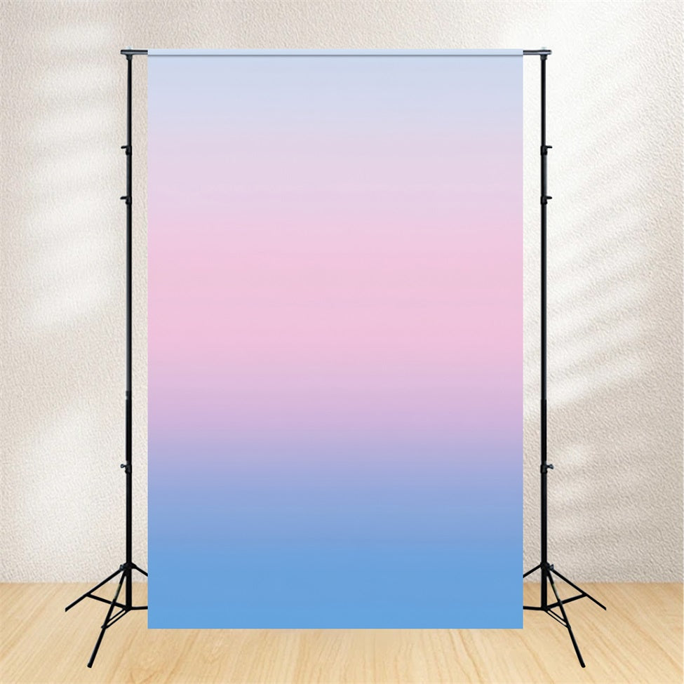 Gradient Backdrop Rosa bis Blau Sanfte Gradient Fade Porträt Foto Fotohintergrund GQ58-63