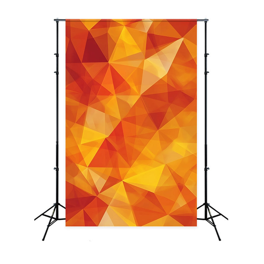 Orange Fotohintergrund Geometrisch Facettiert Orange Gelb Farbverlauf Foto Portrait Fotohintergrund GQ58-78