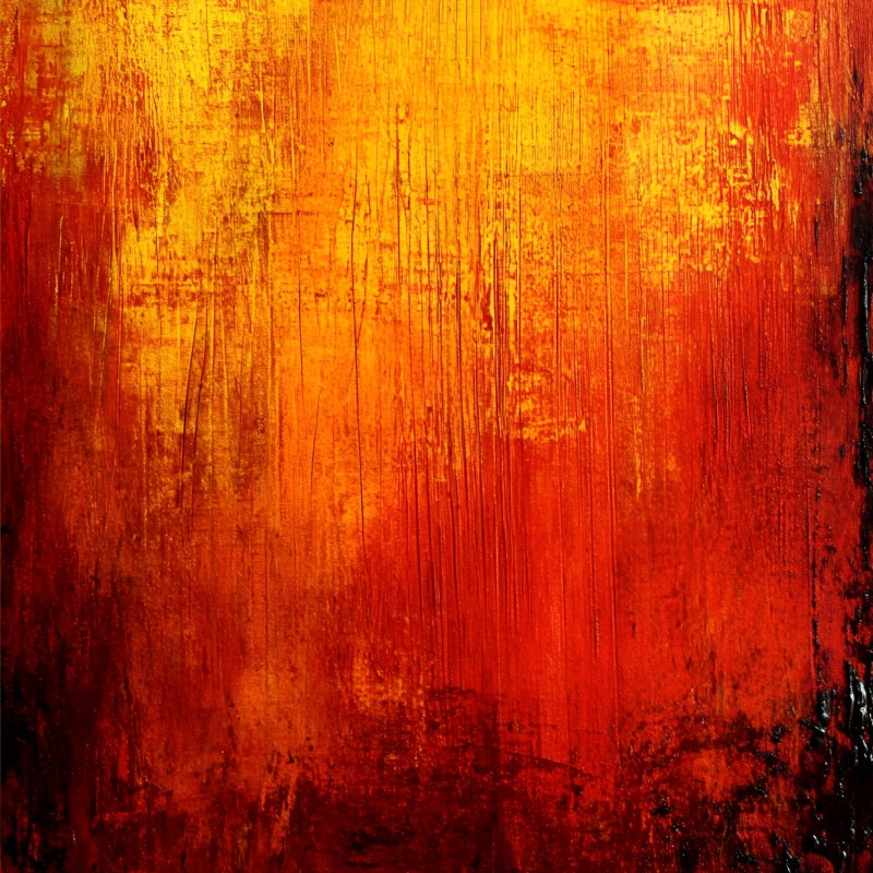 Orange Backdrop Bold Abstract Red and Yellow Brushstrokes Fotografie Porträt Fotohintergrund GQ58-79