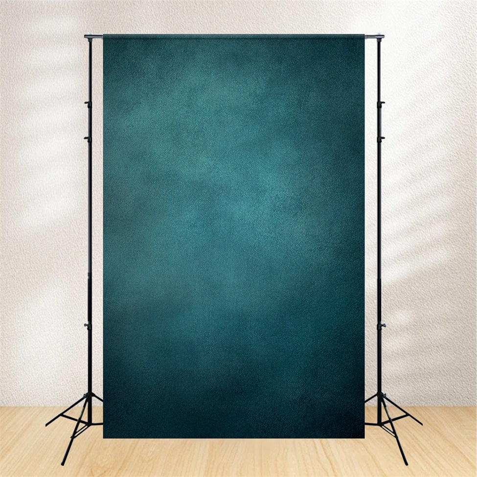 Teal Backdrop Muted Teal Fabric Texture Backdrop Porträt Fotohintergrund GQ58-82