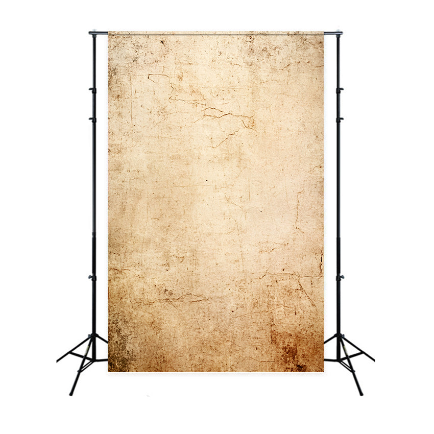 Grunge Backdrop Aged Beige Distressed Wall Texture Studiohintergründe für Porträts GQ58-89