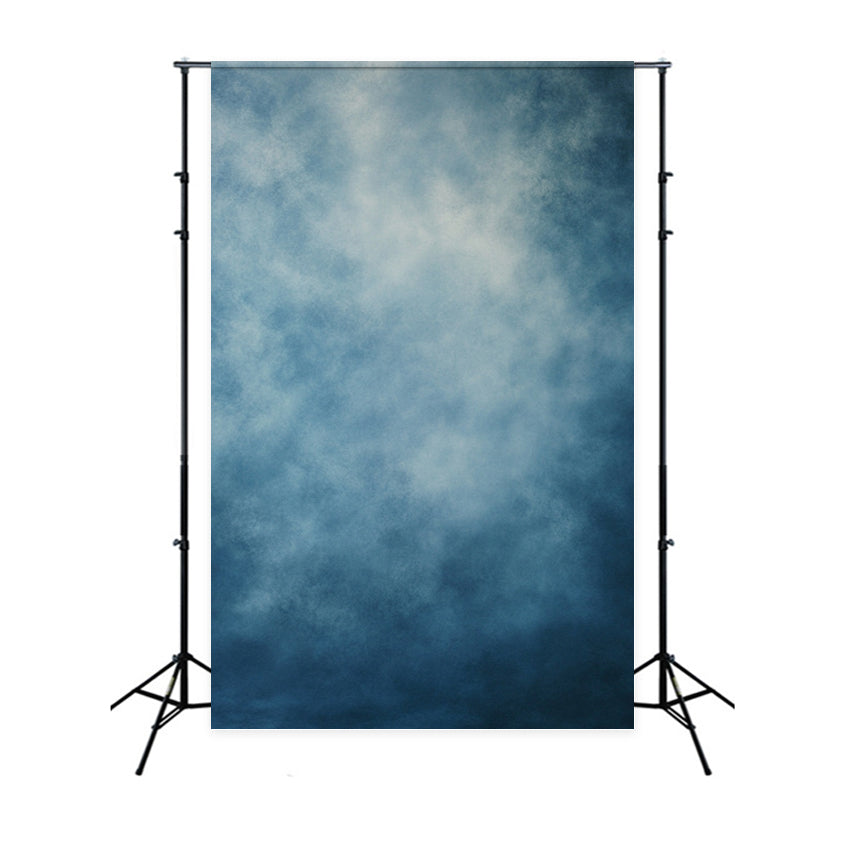 Jahrbuch-Fotohintergrund Gedämpftes Himmelblau Subtile Maserung Finish Porträtfotografie Fotohintergrund GQ58-92