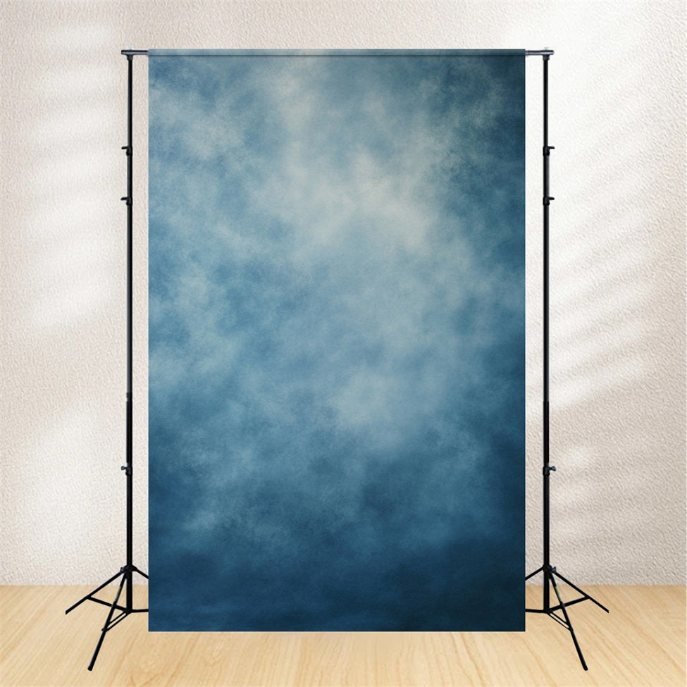 Jahrbuch-Fotohintergrund Gedämpftes Himmelblau Subtile Maserung Finish Porträtfotografie Fotohintergrund GQ58-92