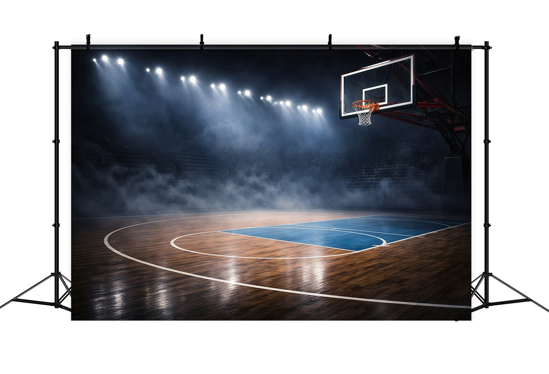 Basketball-Hintergrund Grand Stadium Court Floor Sportfotografie-Hintergründe GQ61-85