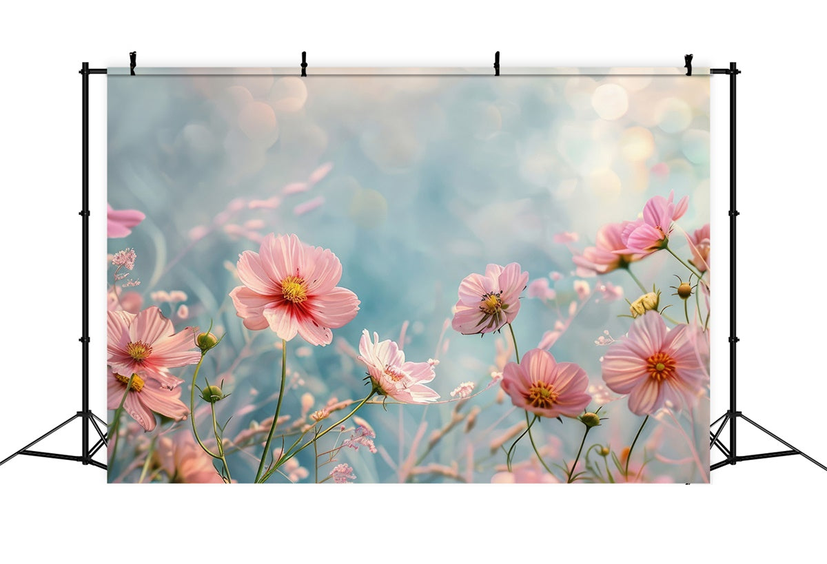 Fine Art Backdrops Verträumte rosa Blütenbrise Backdrop GTY-65