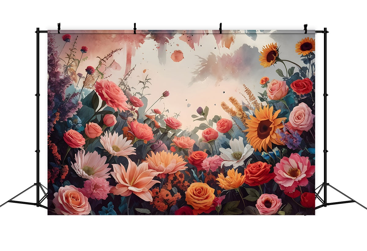 Backdrops Fine Art Verzaubernde Blumenfantasie Hintergrund GTY-94