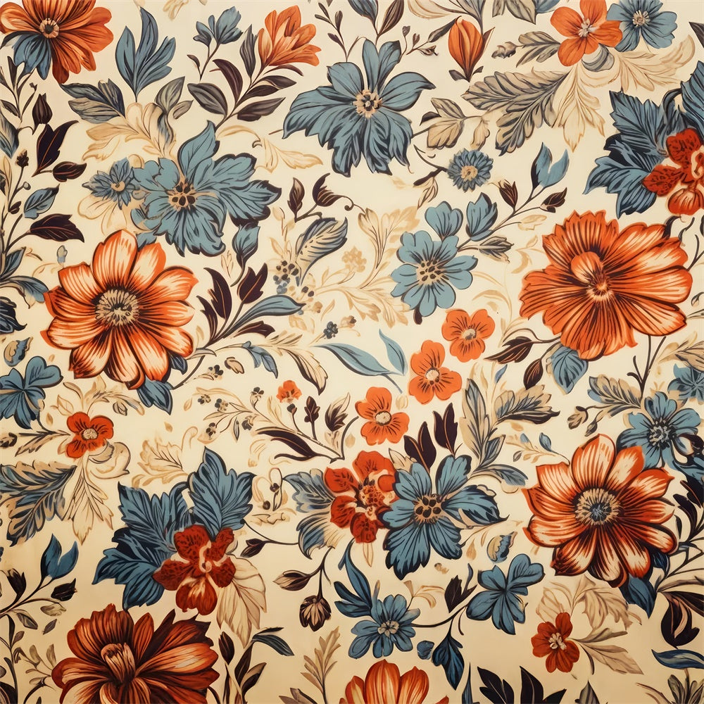 Künstlerische Backdrops Rustikale Blumen Harmonie Backdrop GTY-95