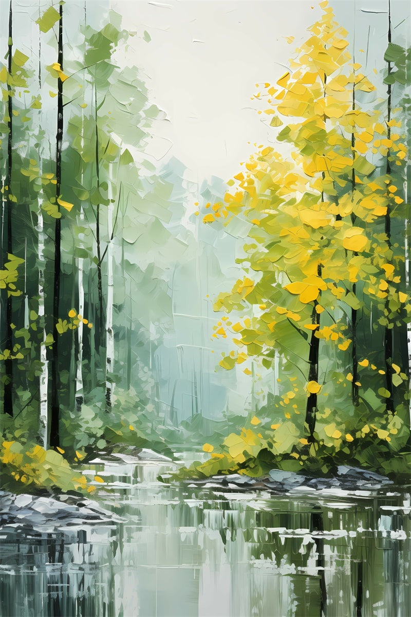 Fine Art Backdrops Verträumte Waldlandschaft Gelassenheit Backdrop GTY-98
