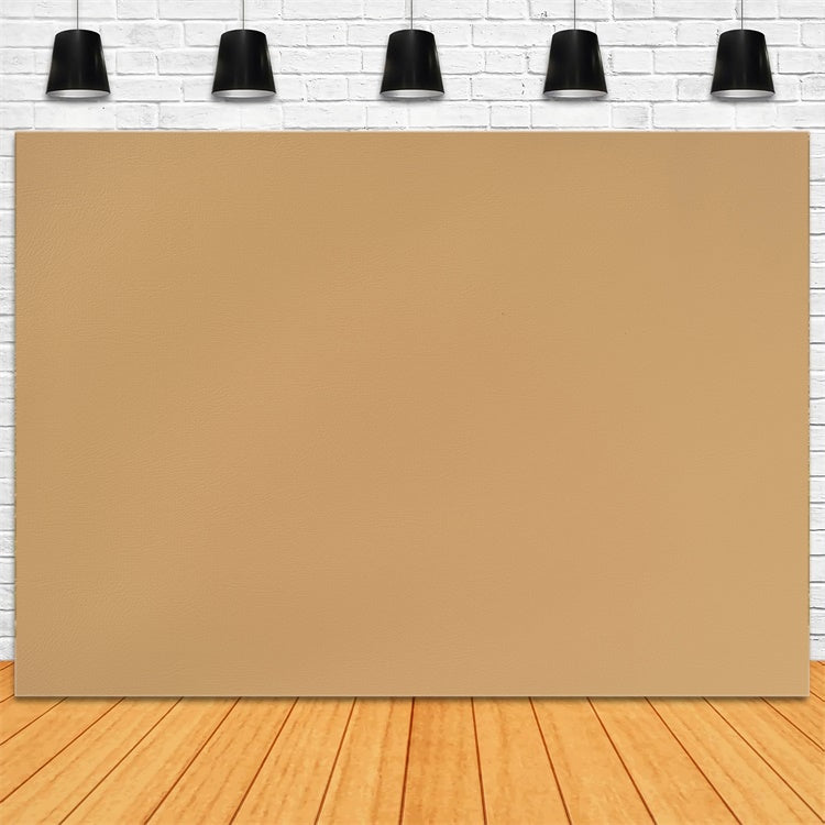 Einfarbig Fotohintergrund Rustikal Warm Camel Hintergrund GTY2-185