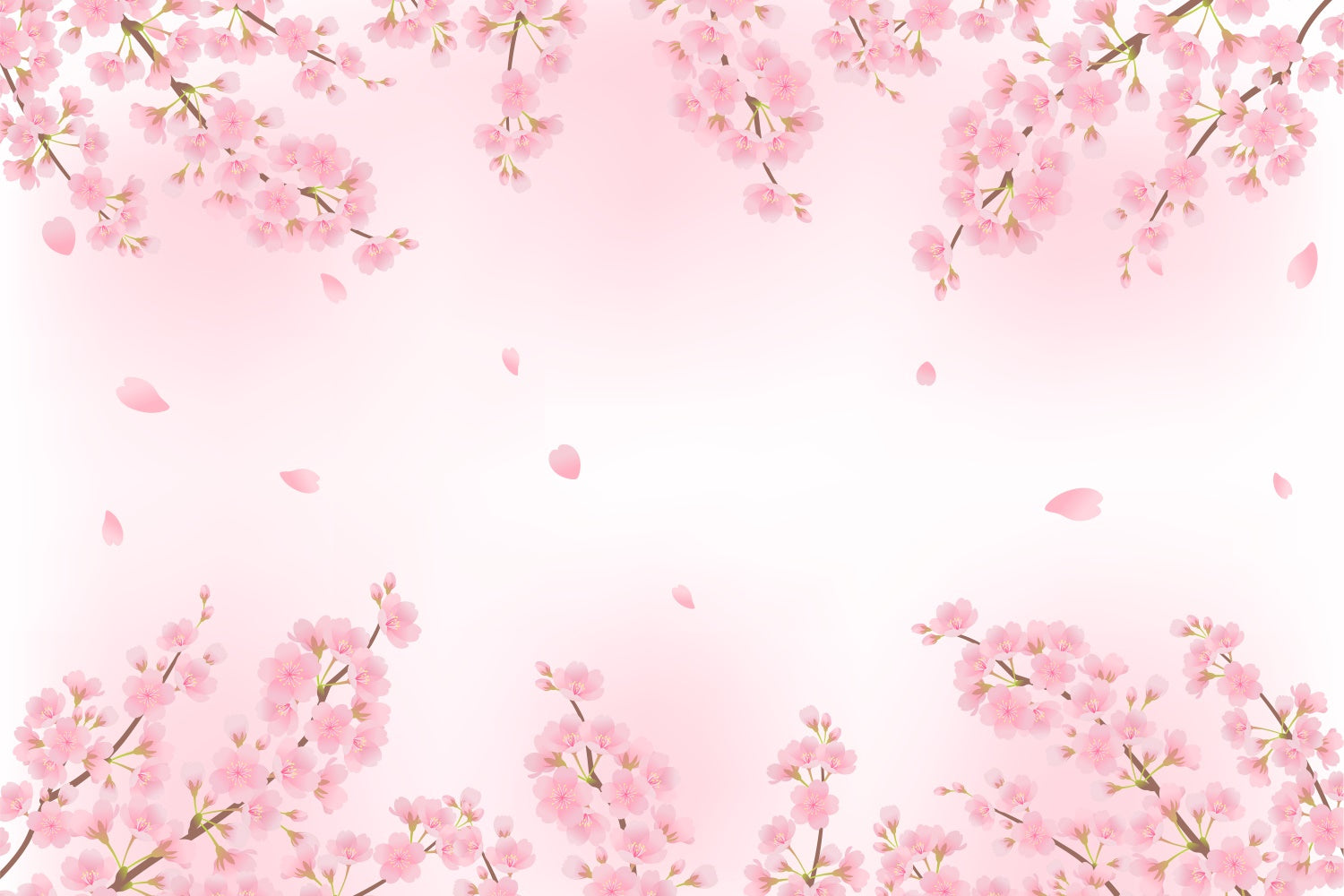 Backdrops für Mutterschaftsfotos Zarte Kirschblüten Hintergrund GTY2-49