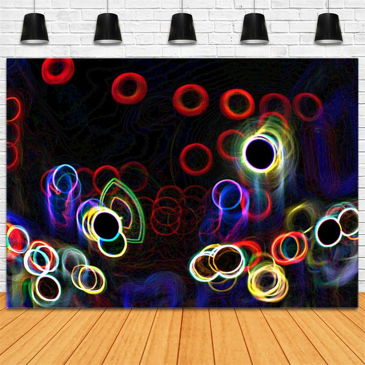 Hintergründe für Mutterschaftsfotos Psychedelisch Glühendes Bokeh Hintergrund GTY2-5