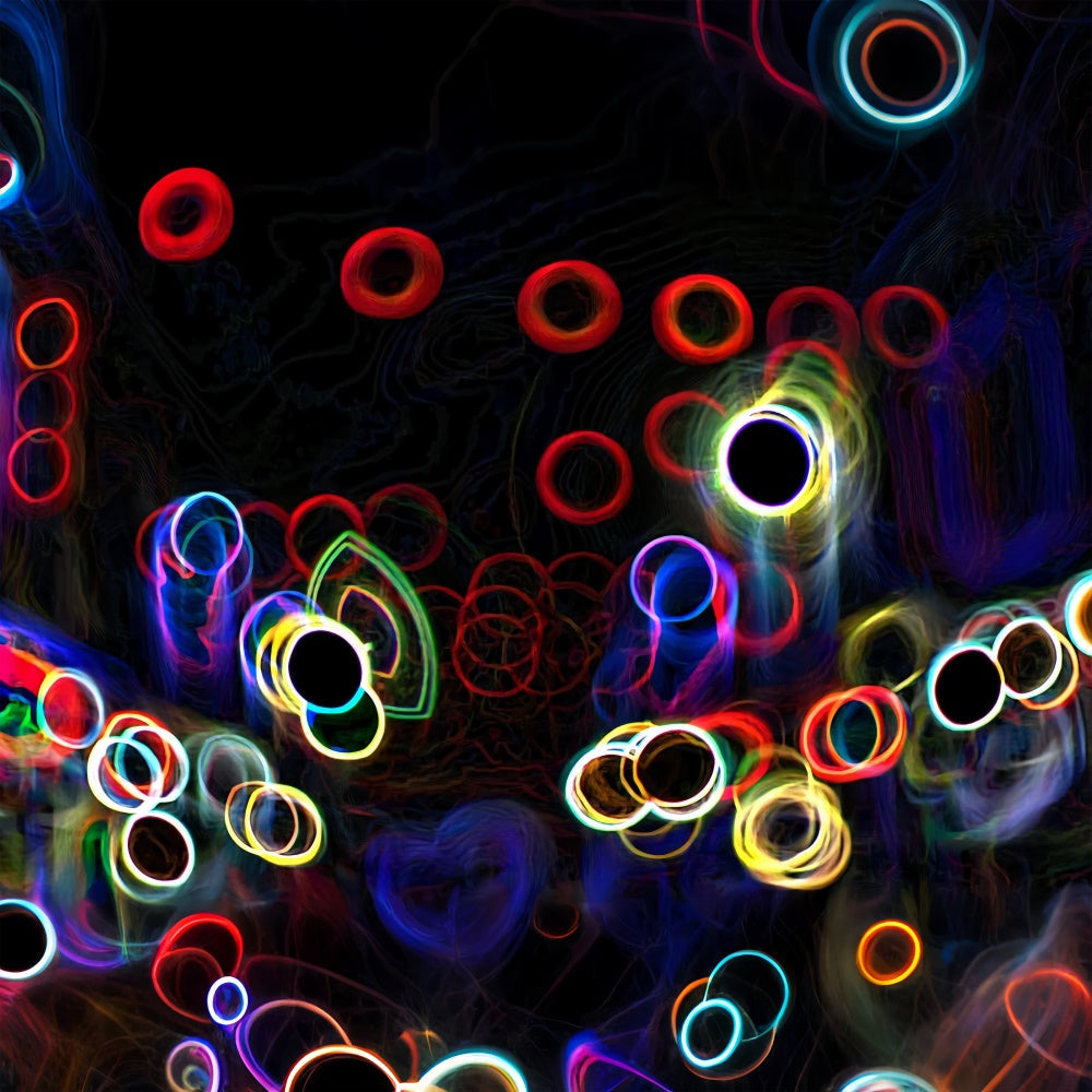 Hintergründe für Mutterschaftsfotos Psychedelisch Glühendes Bokeh Hintergrund GTY2-5