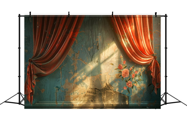 Mutterschaft Backdrops Vintage Samt Vorhang Eleganz Backdrop GTY2-51