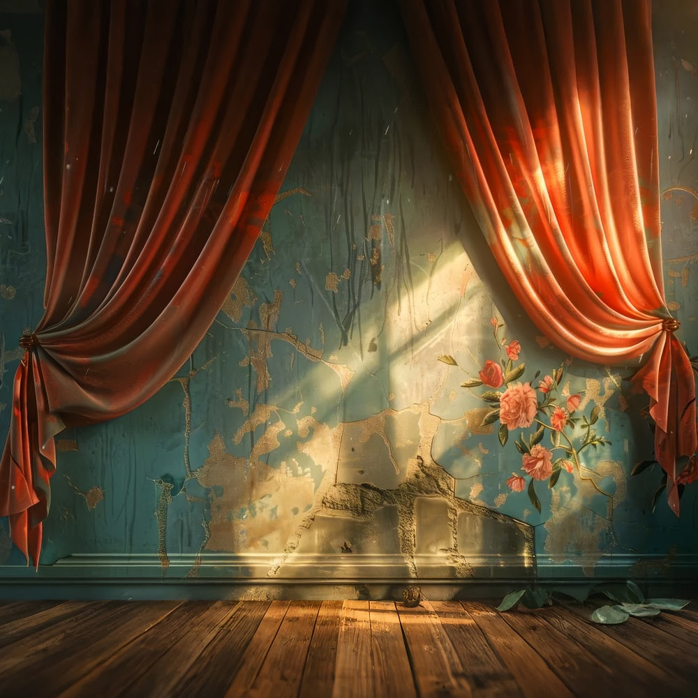 Mutterschaft Backdrops Vintage Samt Vorhang Eleganz Backdrop GTY2-51