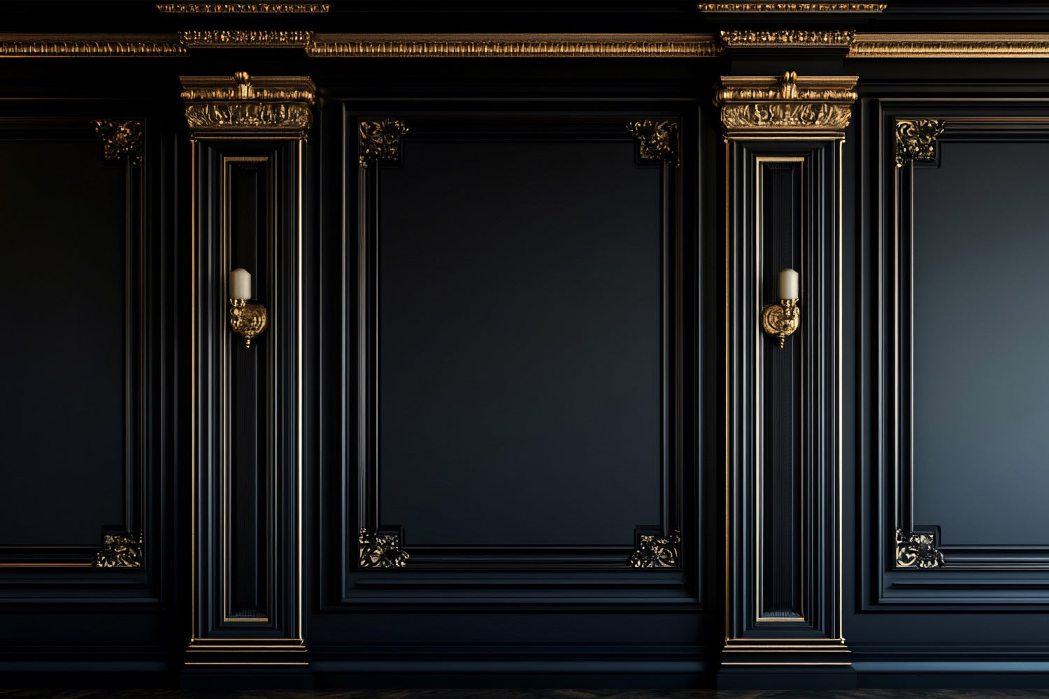 Mutterschaft Fotohintergrund Dunkel Opulent Barock Wandhintergrund GTY2-56