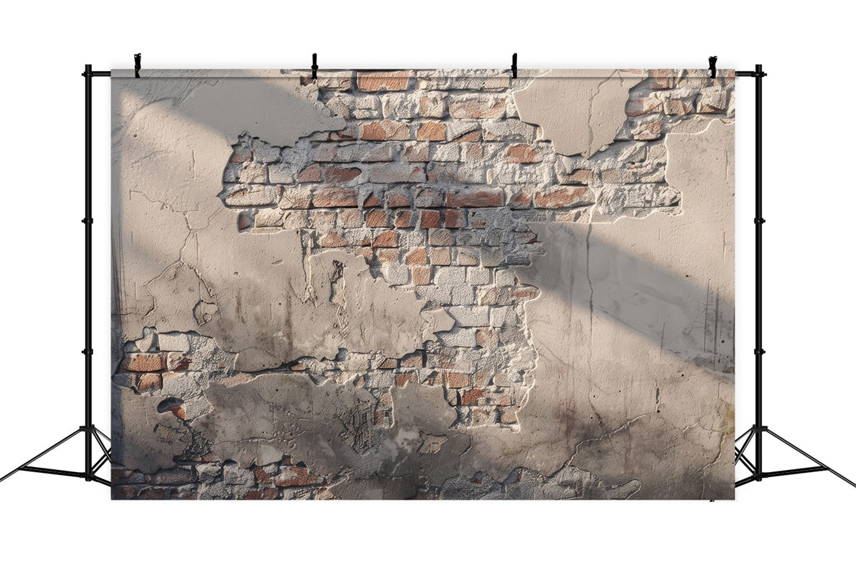 Schulporträt-Hintergrundkulissen Rustikale Ziegelstein-Textur GTY3-102