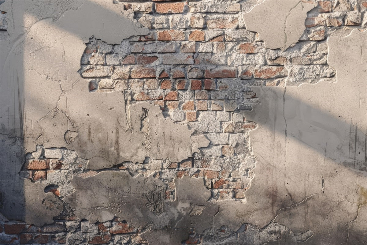 Schulporträt-Hintergrundkulissen Rustikale Ziegelstein-Textur GTY3-102