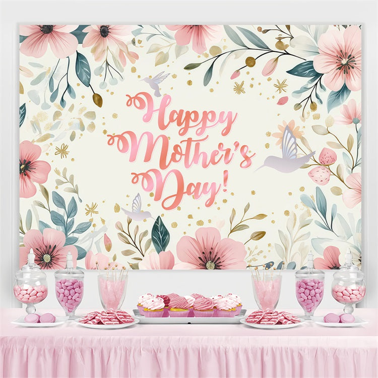 Muttertags-Hintergrundbild Personalisierbar Romantische Blumensymphonie CJJ3-180