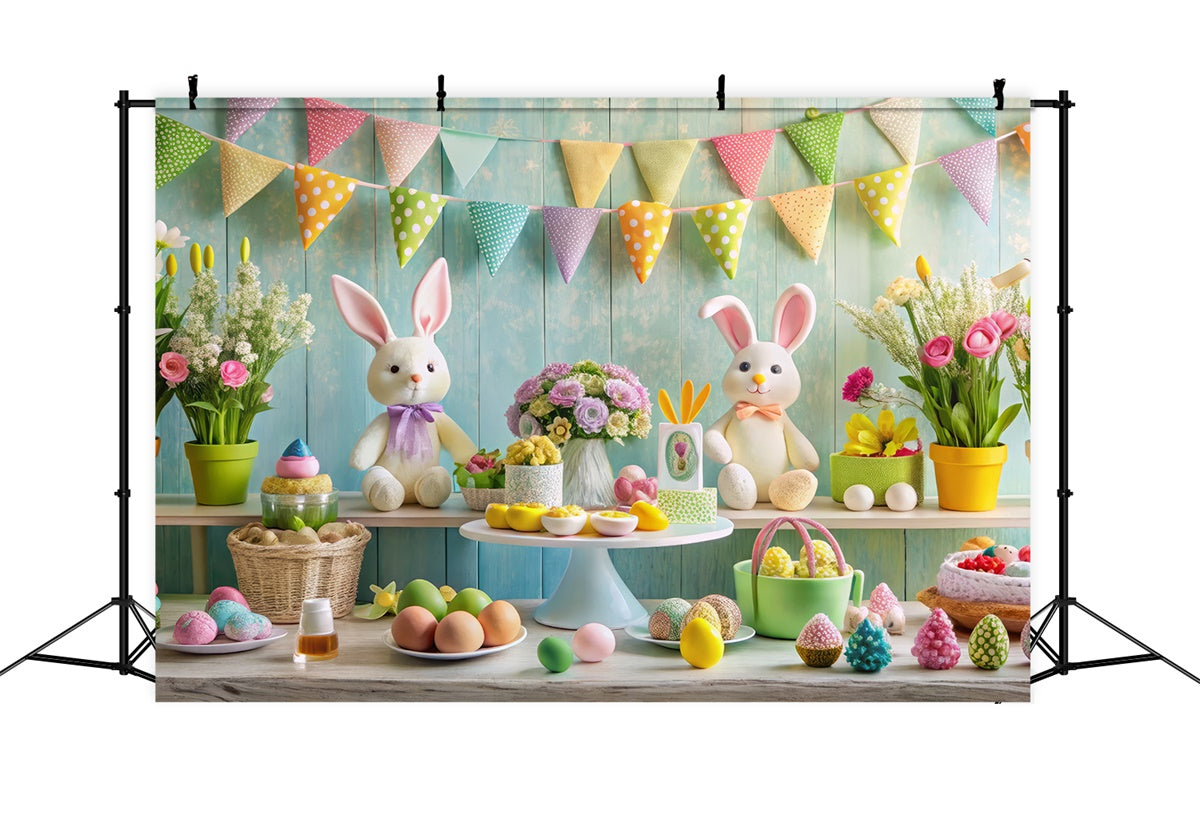 Ostern Bild Ideen Floral Bunny Tisch Einstellung Hintergrund GTY3-236