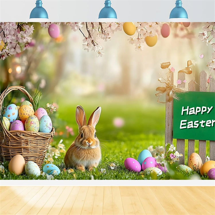 Ostern Fotokulisse Pastell Ei Kirschblüte Kulisse GTY3-242