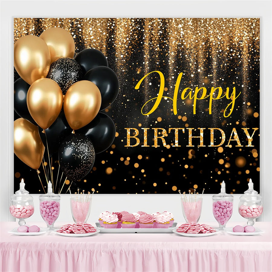 Happy Birthday Backdrop Funkelnder Ballon Personalisierte Backdrop GTY3-261