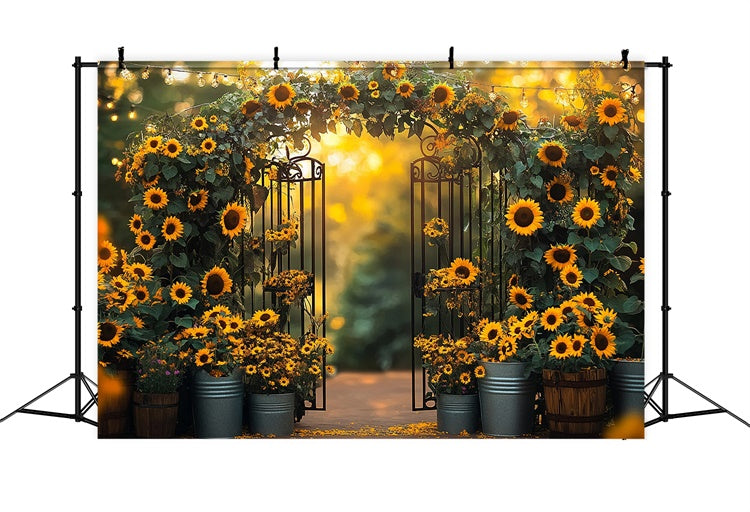 Sonnenblume Fotohintergrund Sonnenblume Eisernes Tor Sommerhintergrund GTY3-306