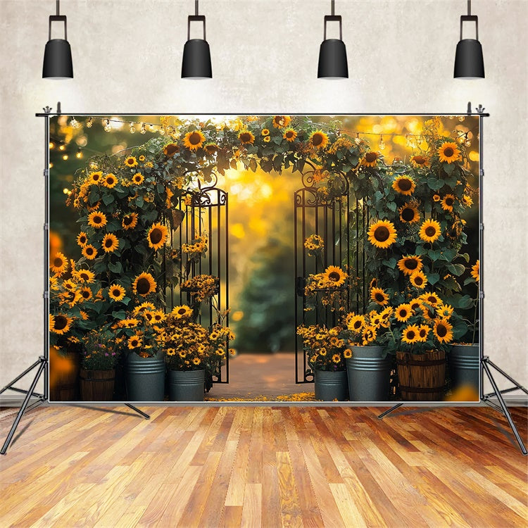 Sonnenblume Fotohintergrund Sonnenblume Eisernes Tor Sommerhintergrund GTY3-306