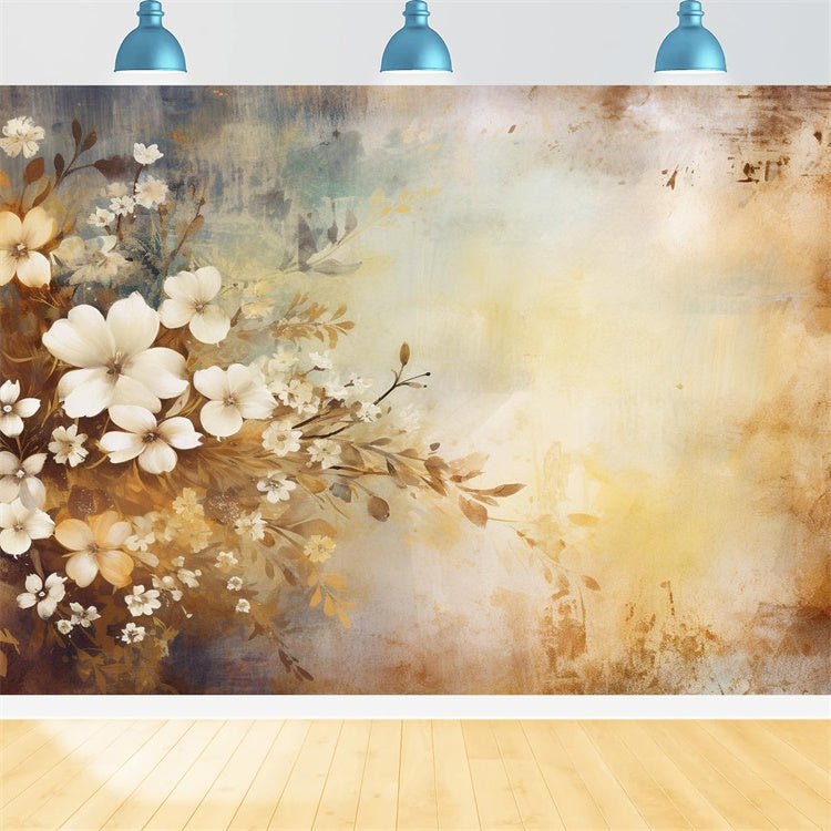 Headshot-Hintergrund Rustikale Floral Fade Hintergrund GTY3-347
