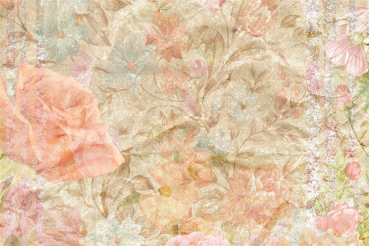 Porträtfoto-Hintergrund Verträumter Pastellblüten-Hintergrund GTY3-87