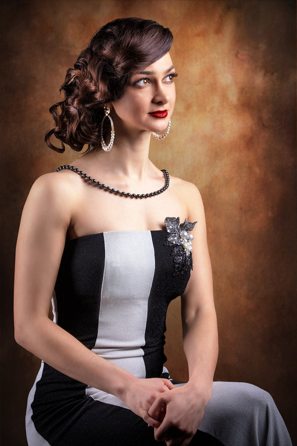 Abstrakte Textur Braune Hintergründe für Porträtfotografie K-432