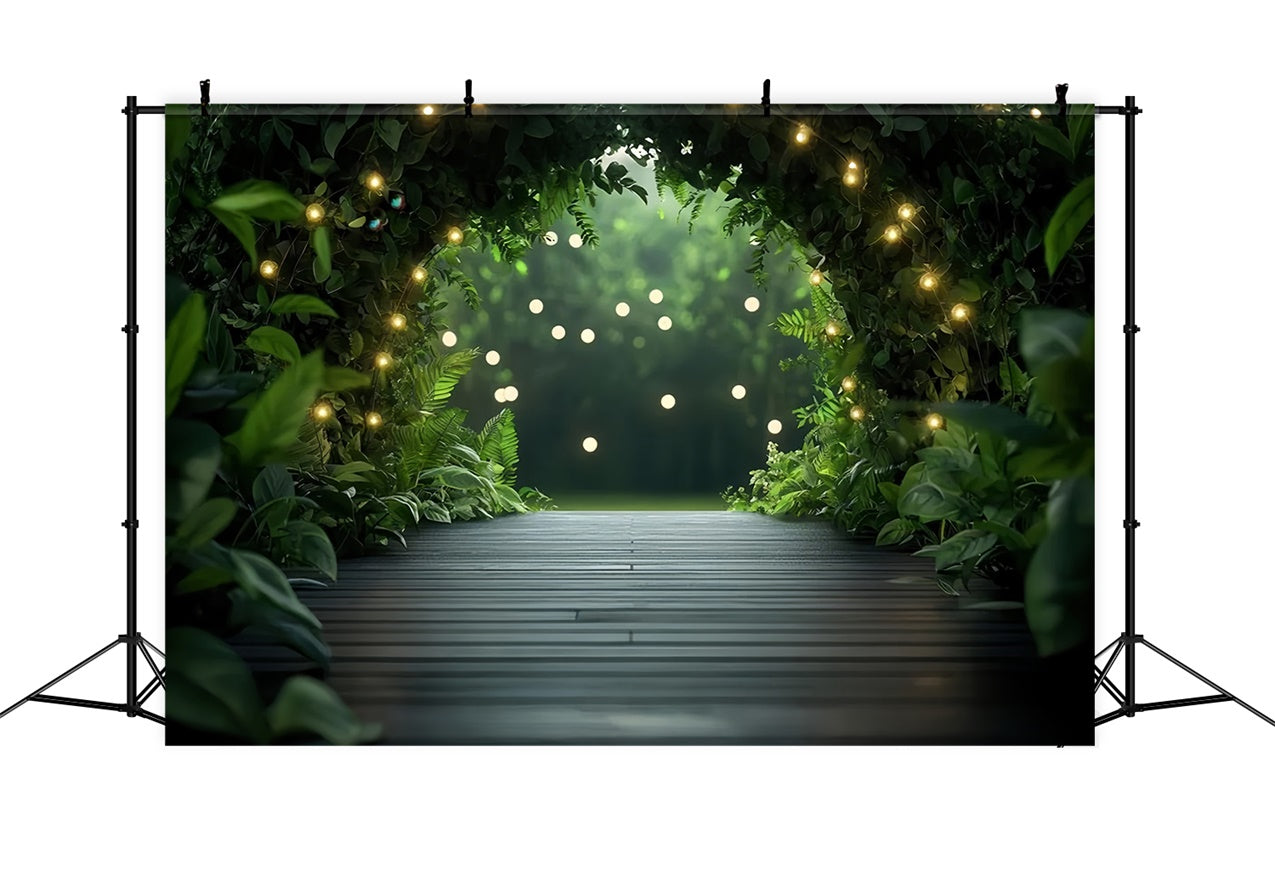 Haustier Hintergrund Üppiges Grün Funkelnde Lichter Hintergrund LXX1-270