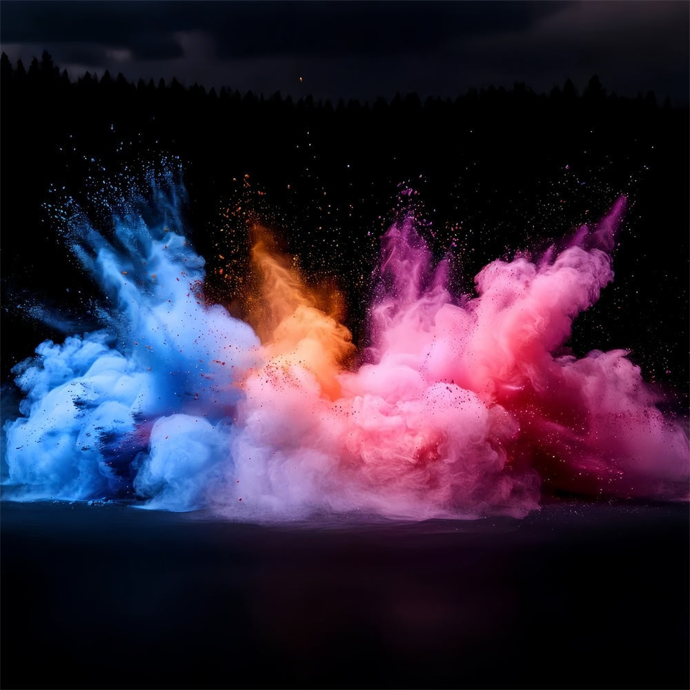 Haustier-Fotografie-Hintergrundkulisse Dynamische Explosion Lebendige Farben Hintergrund LXX1-288