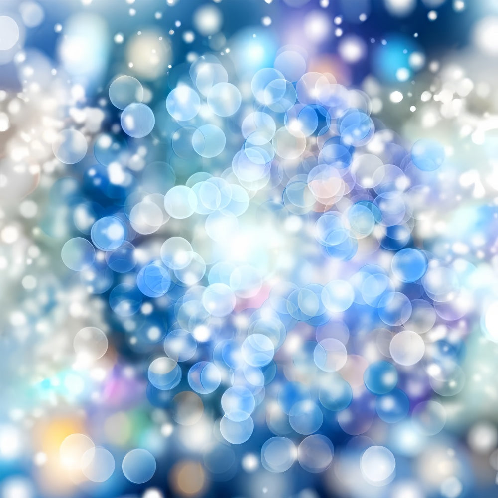 Haustierfotografie Backdrop Blaues Licht Bokeh Backdrop LXX1-290