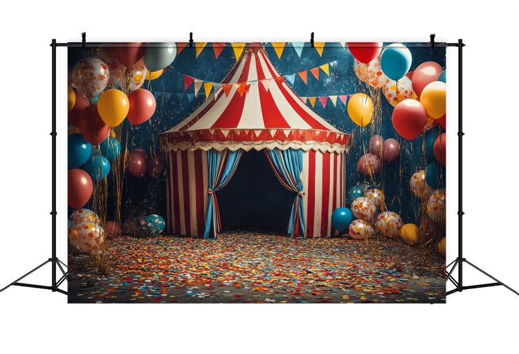 Pet Backdrops Karneval Zelt bunte Feier Hintergrund LXX1-292