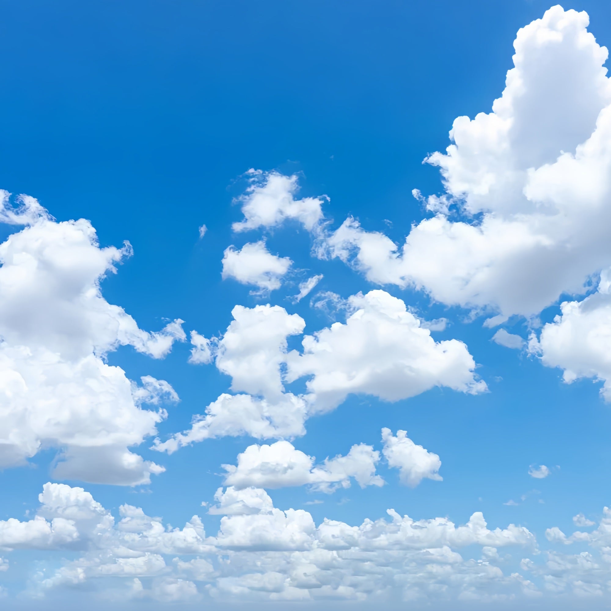 Wolken Fotohintergrund Ausgedehnter Himmel Puffy Clouds Backdrop LXX1-320
