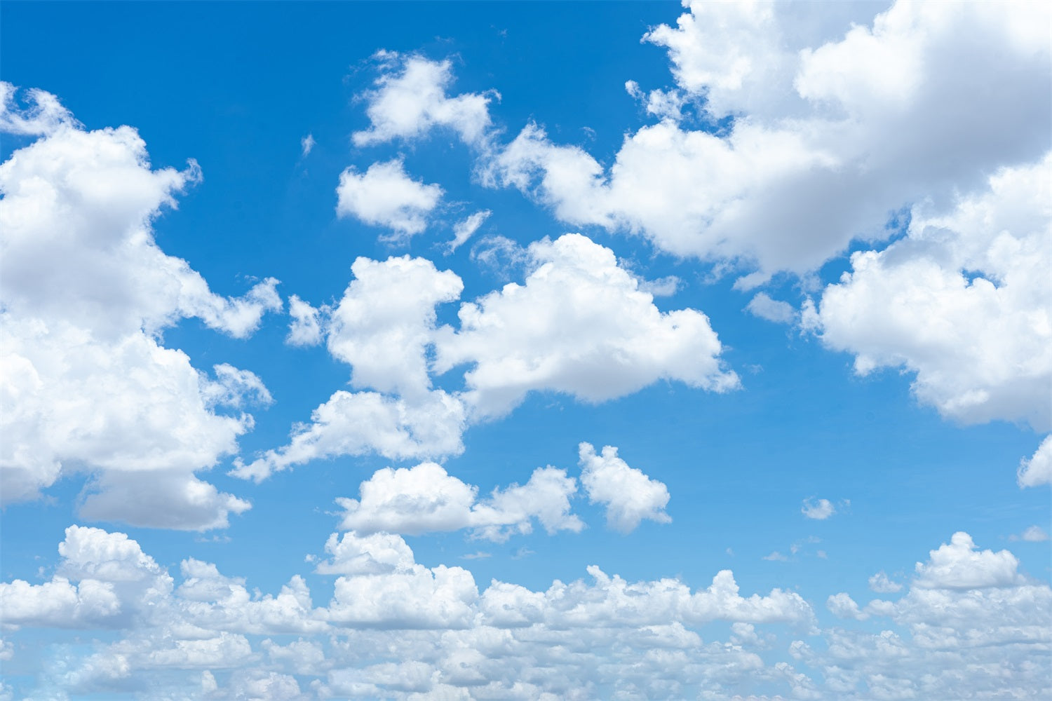 Wolken Fotohintergrund Ausgedehnter Himmel Puffy Clouds Backdrop LXX1-320
