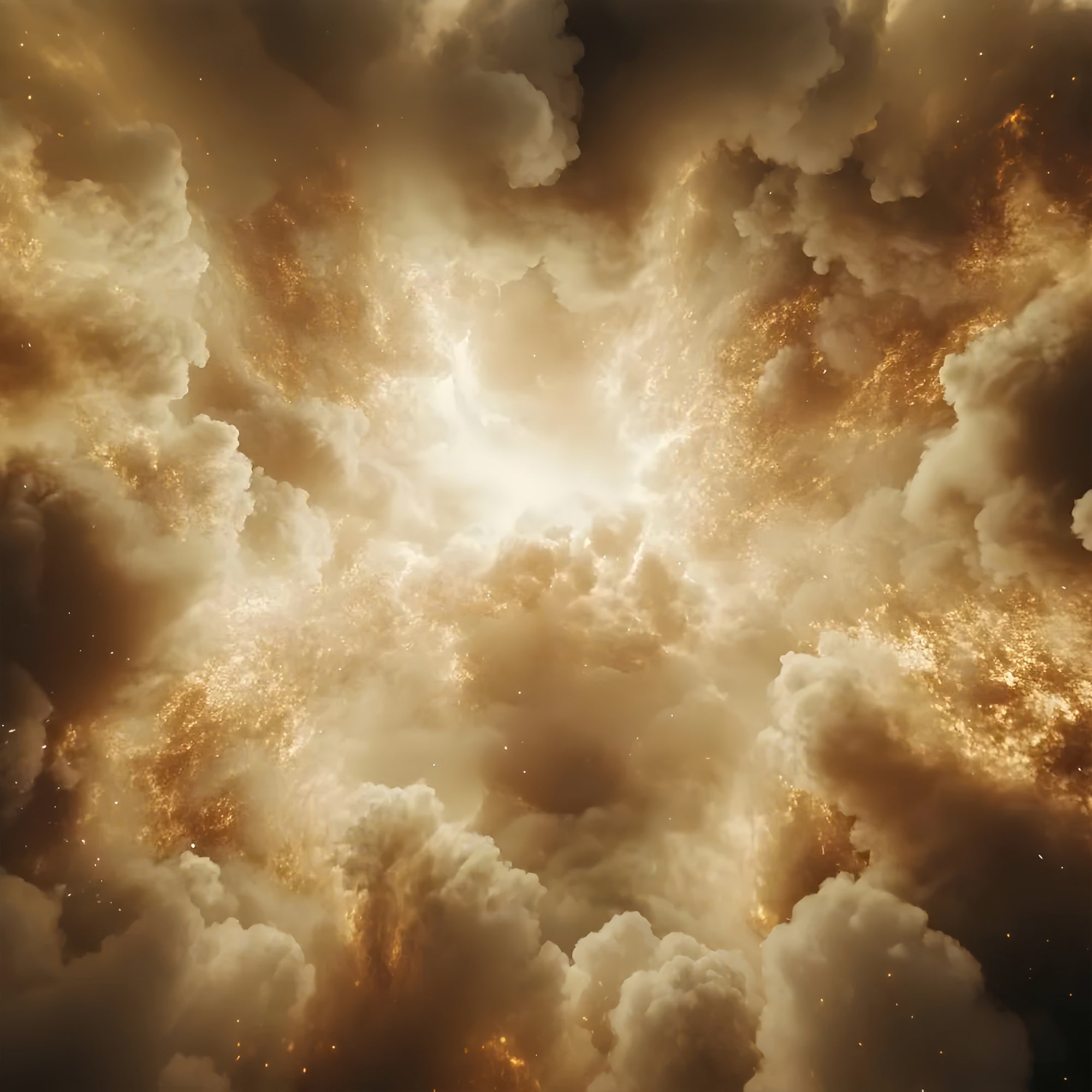 Wolken Fotohintergrund Magische Goldene Wolken Glühen Hintergrund LXX1-325