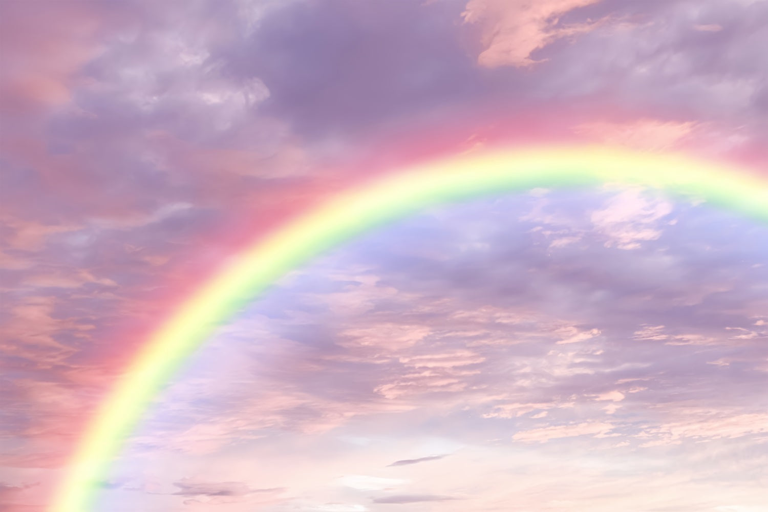 Himmel Backdrops Romantisch Regenbogen Pastell Wolken Backdrop LXX1-328