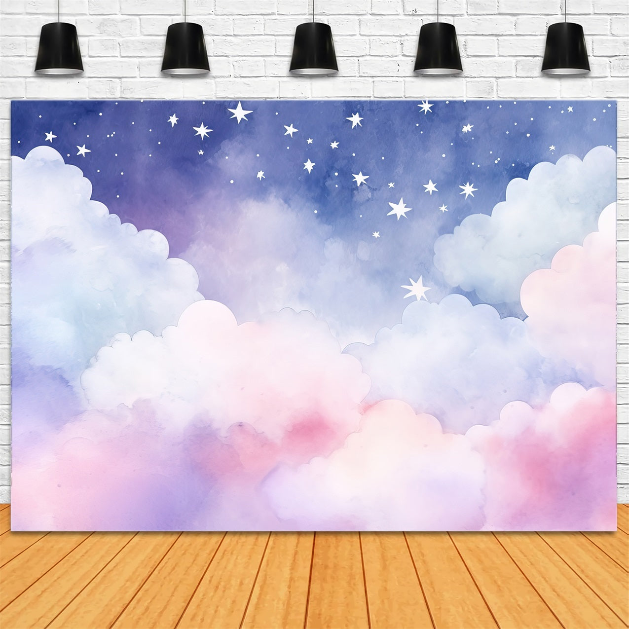 Himmel Backdrop Wolken Verträumte Nacht Pastell Backdrop LXX1-329
