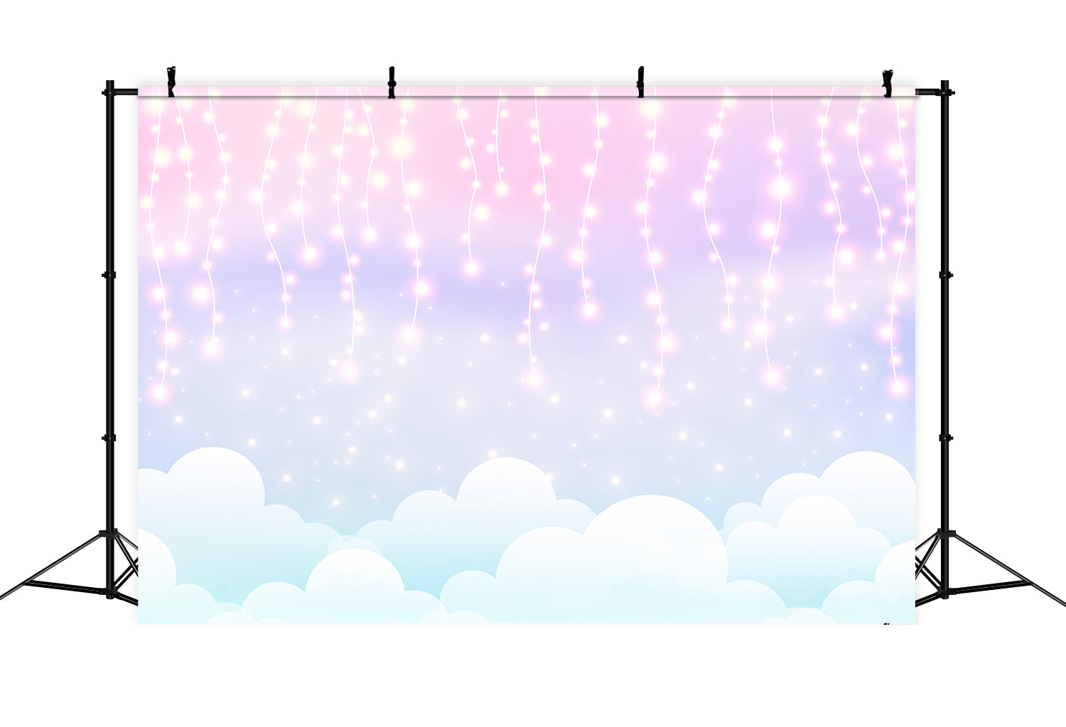 Himmel Wolken Backdrop Magische Lichterkette Backdrop LXX1-330