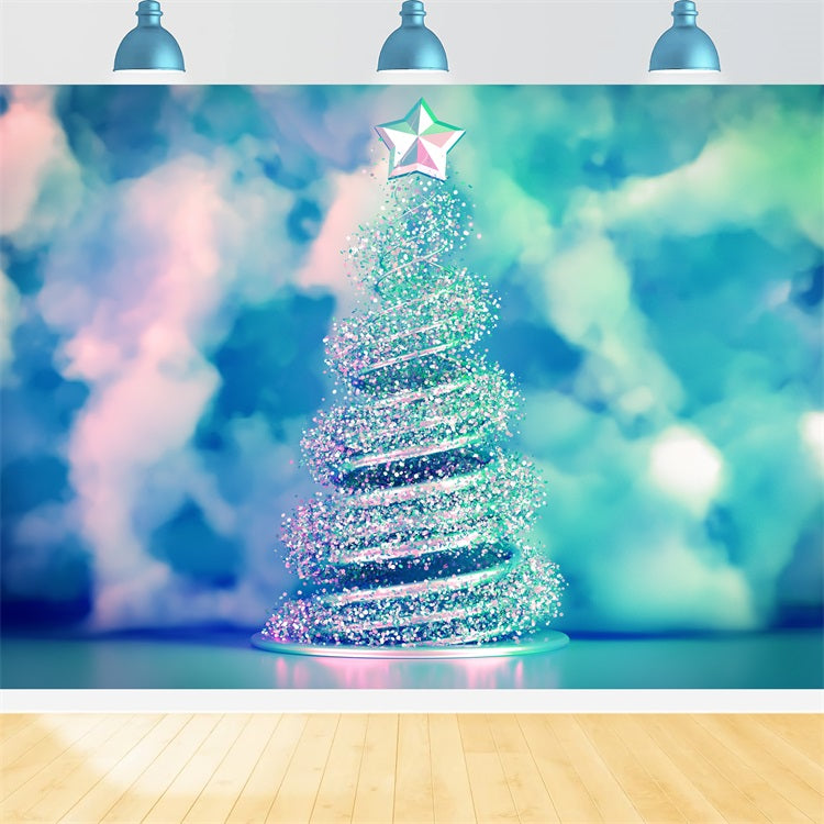 Weihnachtshimmel Backdrop Sternenbaum Backdrop LXX1-343