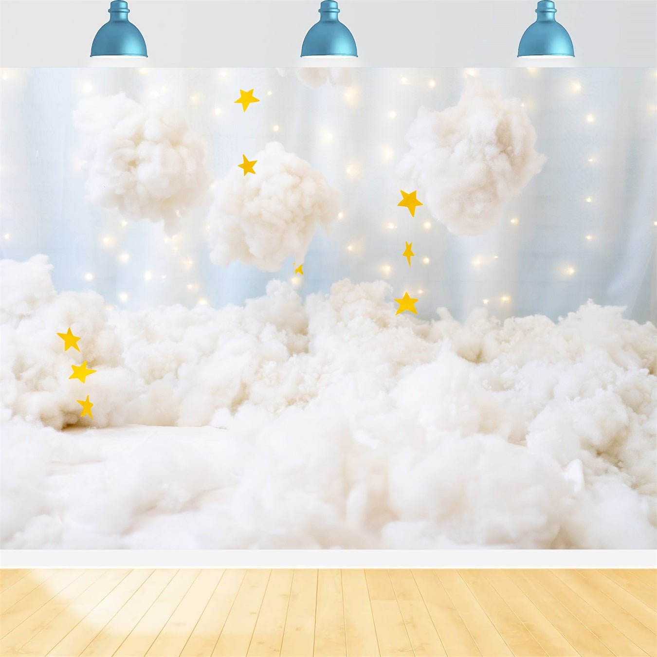 Wolkenhintergrund Fluffy Star Magic Fotografie Hintergrund LXX1-345