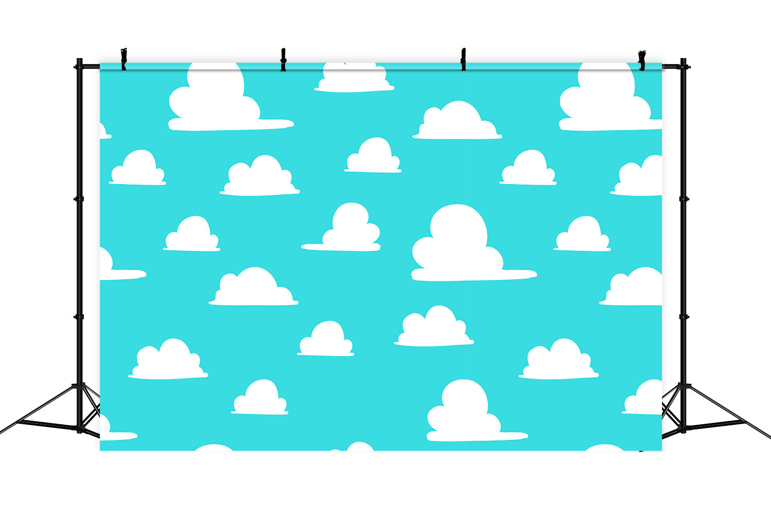 Blauer Himmel Backdrop Cartoon Weiße Wolke Backdrop LXX1-346