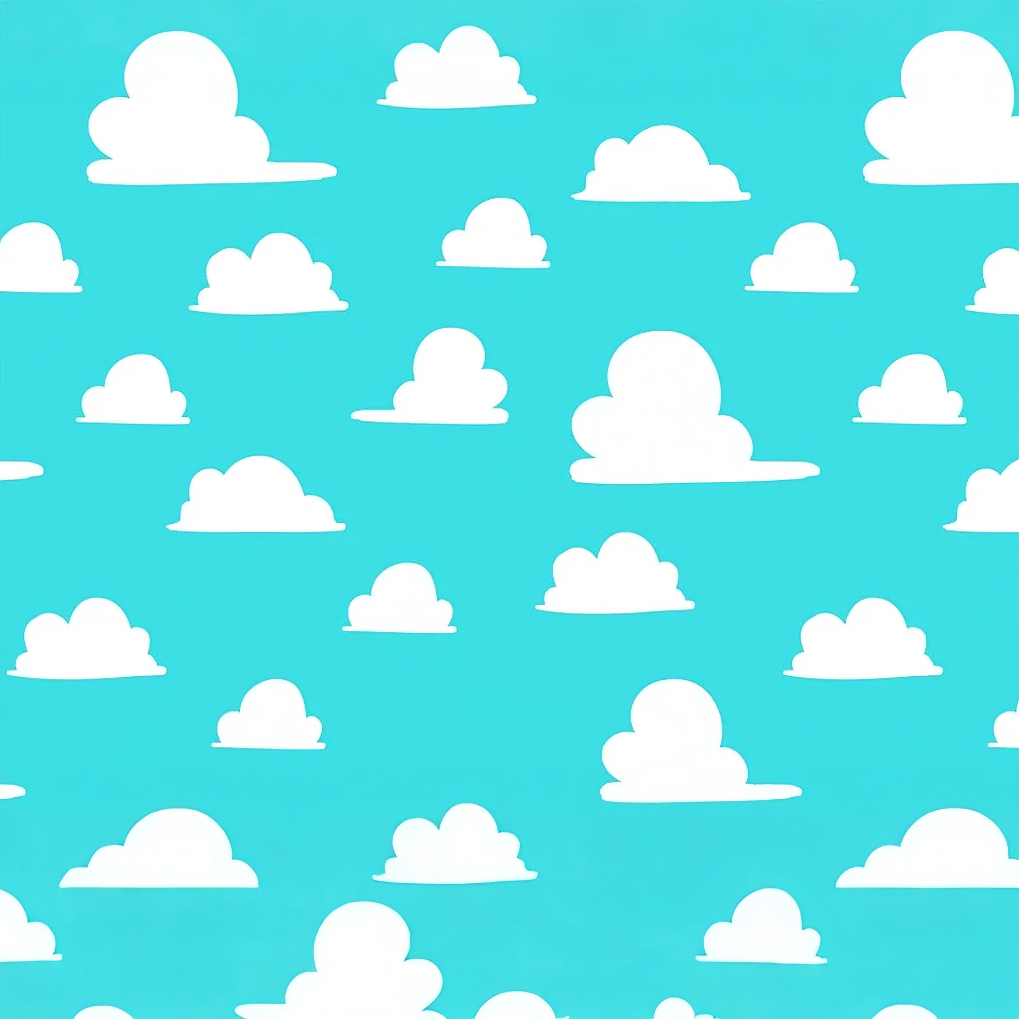 Blauer Himmel Backdrop Cartoon Weiße Wolke Backdrop LXX1-346