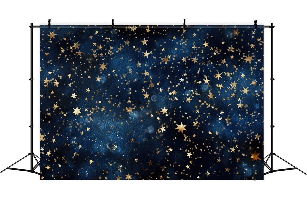 Himmelshintergrund Midnight Golden Starry Backdrop LXX1-350