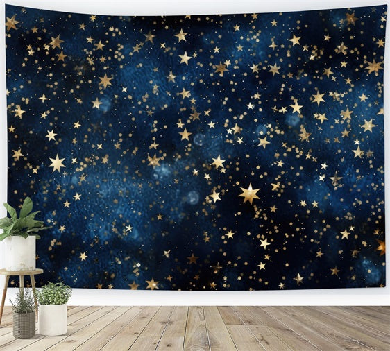 Himmelshintergrund Midnight Golden Starry Backdrop LXX1-350
