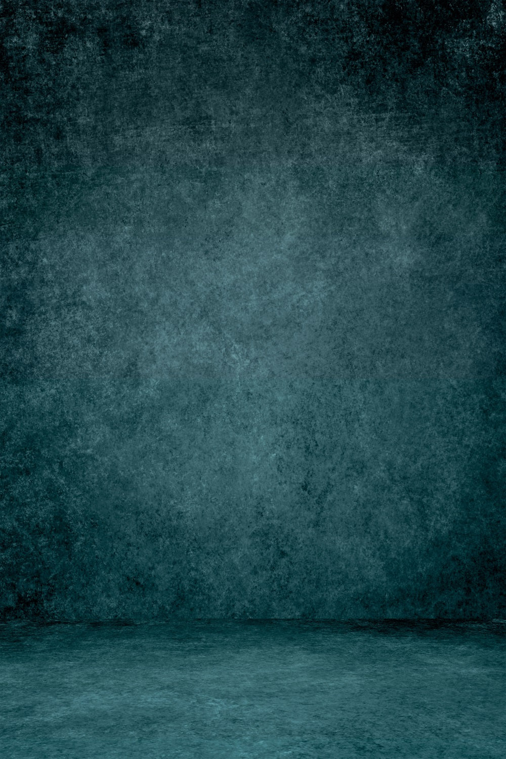 Texturierte Fotografie Hintergrundkulisse Moody Teal Floor Backdrop LXX1-421