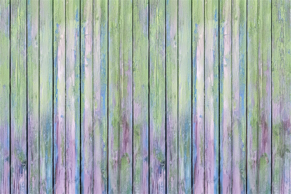 Holzboden Fotohintergrund Gedämpftes Grün Ombre Floor Backdrop LXX2-240