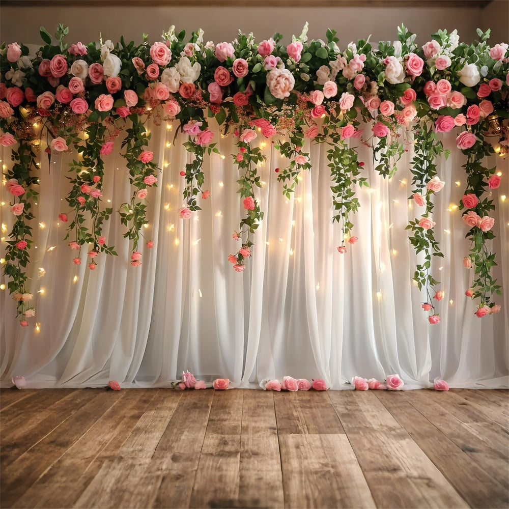 Fotografie Hintergründe Frühling Warm Glow Hanging Rose Hintergrund LXX2-49